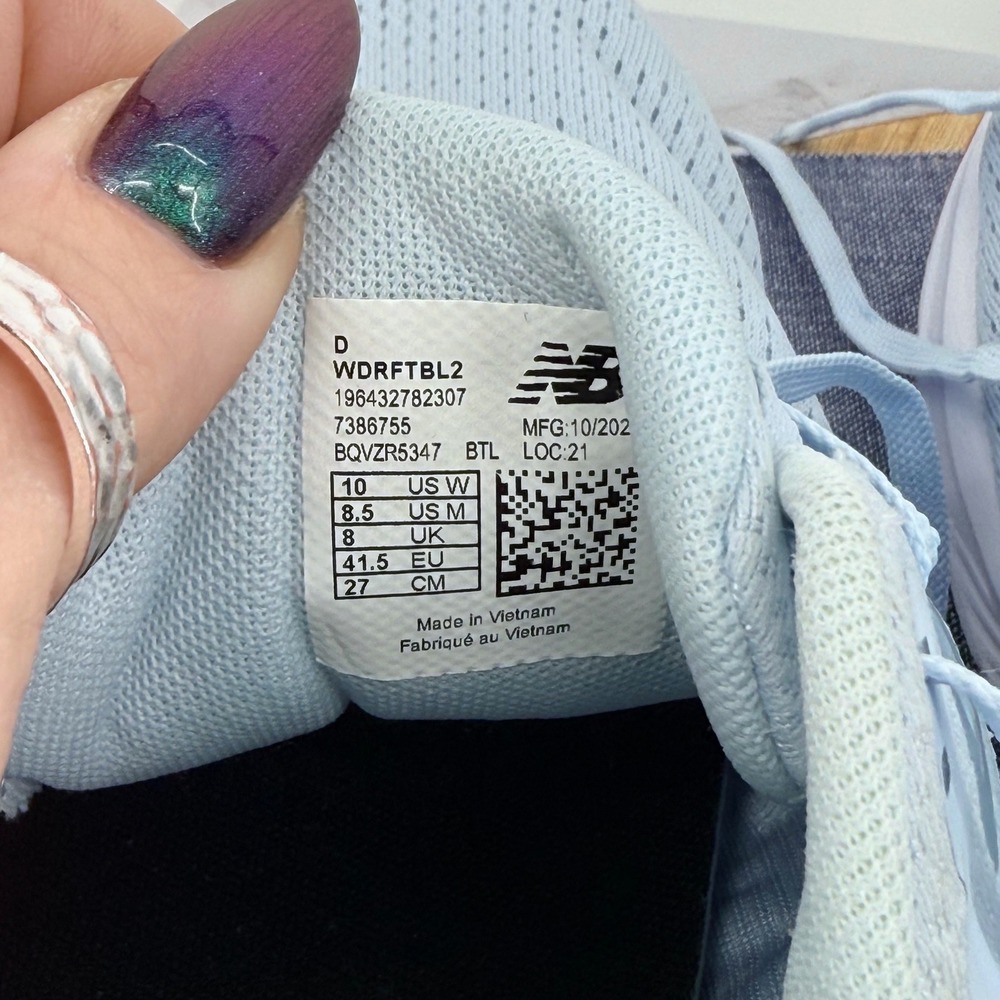 New Balance DRFT v2 Women 10 Light Blue Purple Running Shoes WDRFTBL2 Walking - Picture 2 of 8